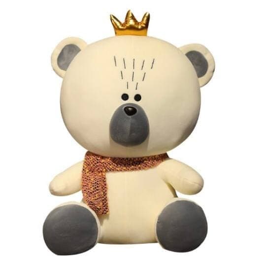 М'яка Плюшева Іграшка Plush Мишка в короні Біла 30 см (9250)