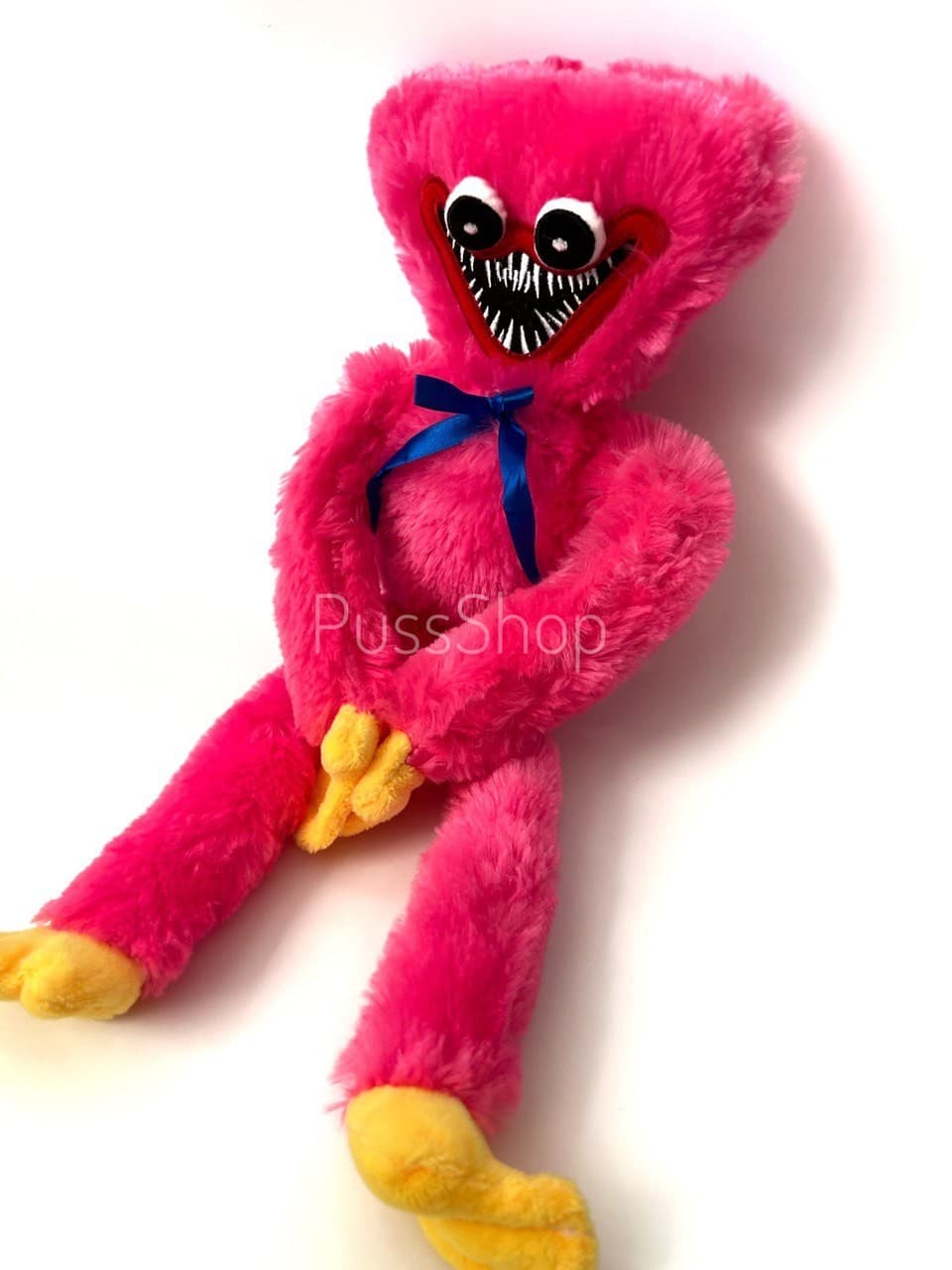 М'яка Іграшка Кісі Місі подруга Хагі Вагі (Huggy Wuggy Poppy Playtime) Рожева 36-38 см (1006001)