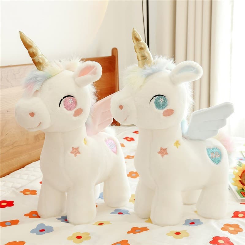 М'яка Плюшева Іграшка Plush Єдиноріг із Зірочками Рожевий 35 см (9365)