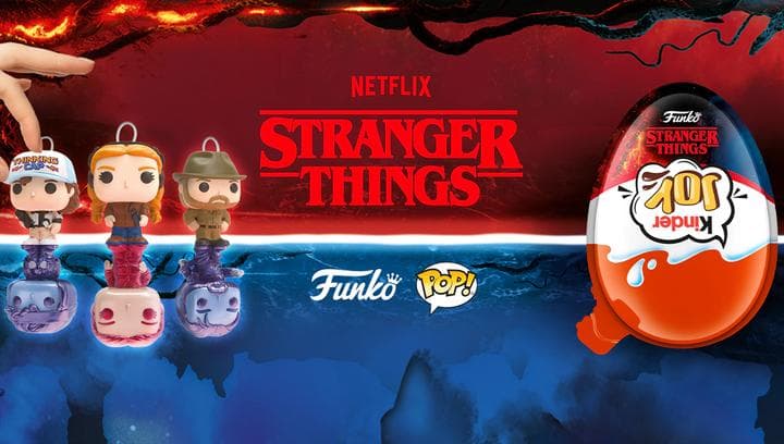 Шоколадне Яйце Кіндер Джой Дивні Дива Фанко Поп Kinder Joy Funko Pop Stranger Things 20g