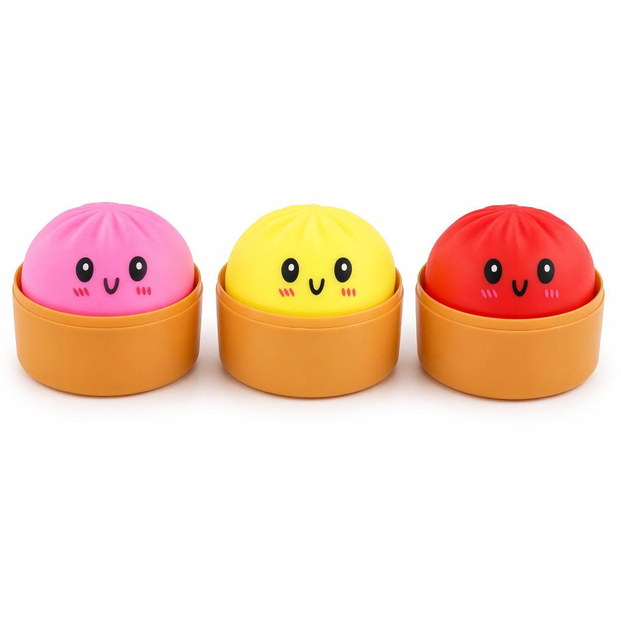 Сквіш антистрес Бао булочка пельмень Squishy Dumpling, м’яка іграшка 5.5 см в коробочці (2904)