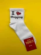 Шкарпетки ʺI love shoppingʺ 7762 36-40
