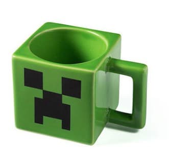 Чашка майнкрафт Кріпер керамічна зелена Minecraft (6250)