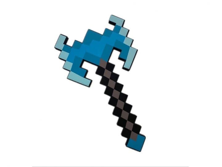 Іграшка Алмазний Подвійний Сокира майнкрафт Minecraft 43 см 6378
