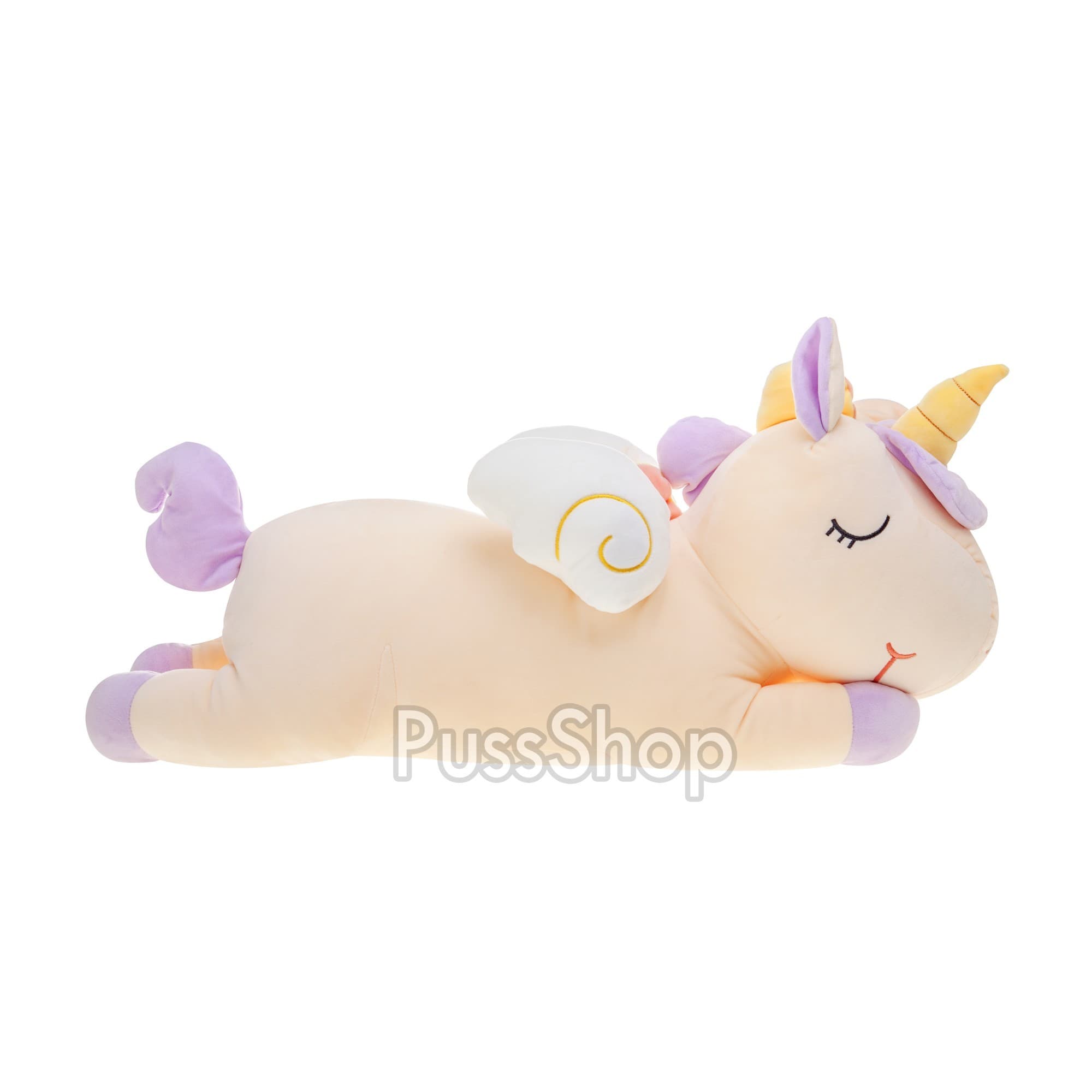 М'яка Плюшева Іграшка Plush Єдиноріг 80 см жовтий (9011)