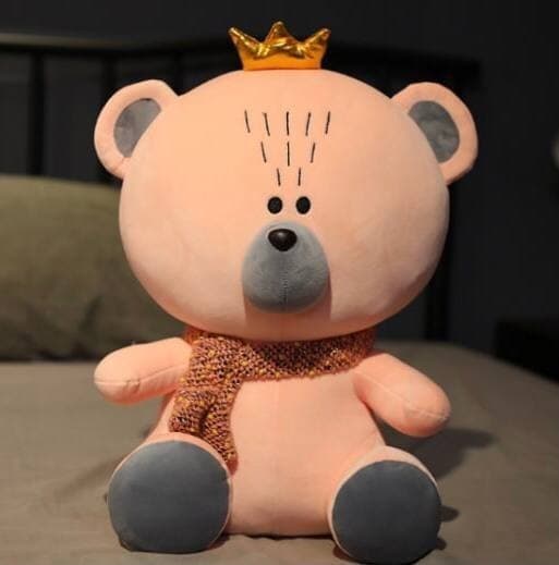 М'яка плюшева іграшка Plush Мишка в короні Рожева 30 см (9251)