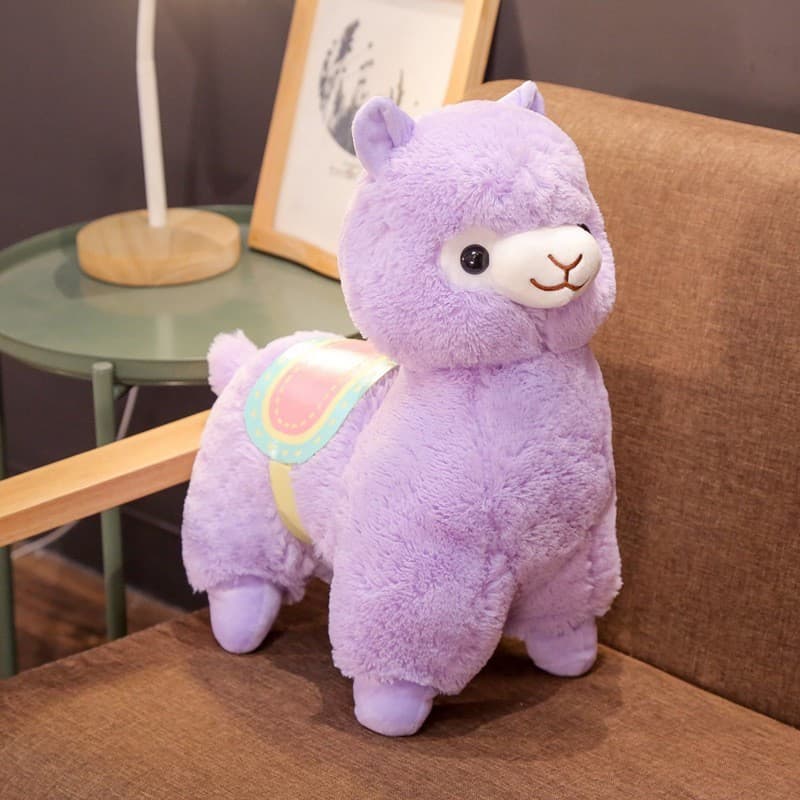 М'яка Плюшева Іграшка Plush Альпака Фіолетова 45 см Лама (9244)