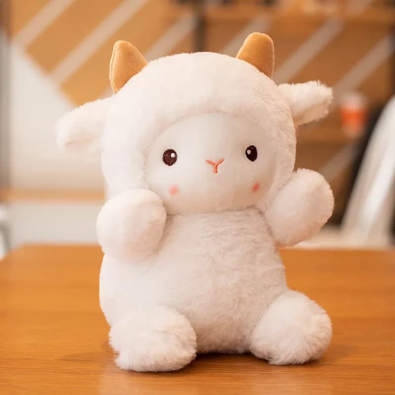 М'яка Плюшева Іграшка Plush Біле Ягня 25 см Вівця (9369)