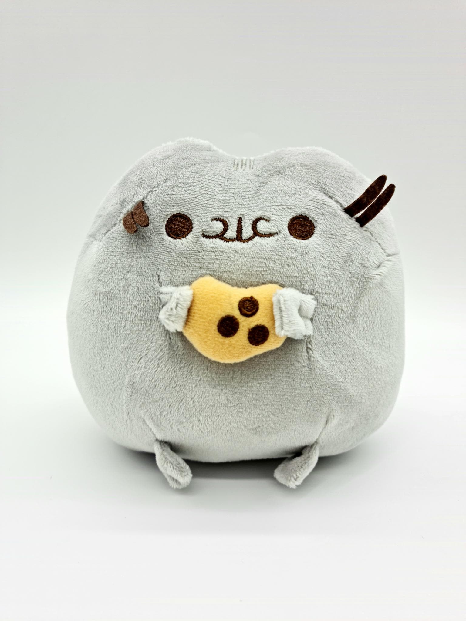 М'яка Плюшева Іграшка Plush Кіт Пушин з Печивом Pusheen 15 см сірий (1024601)
