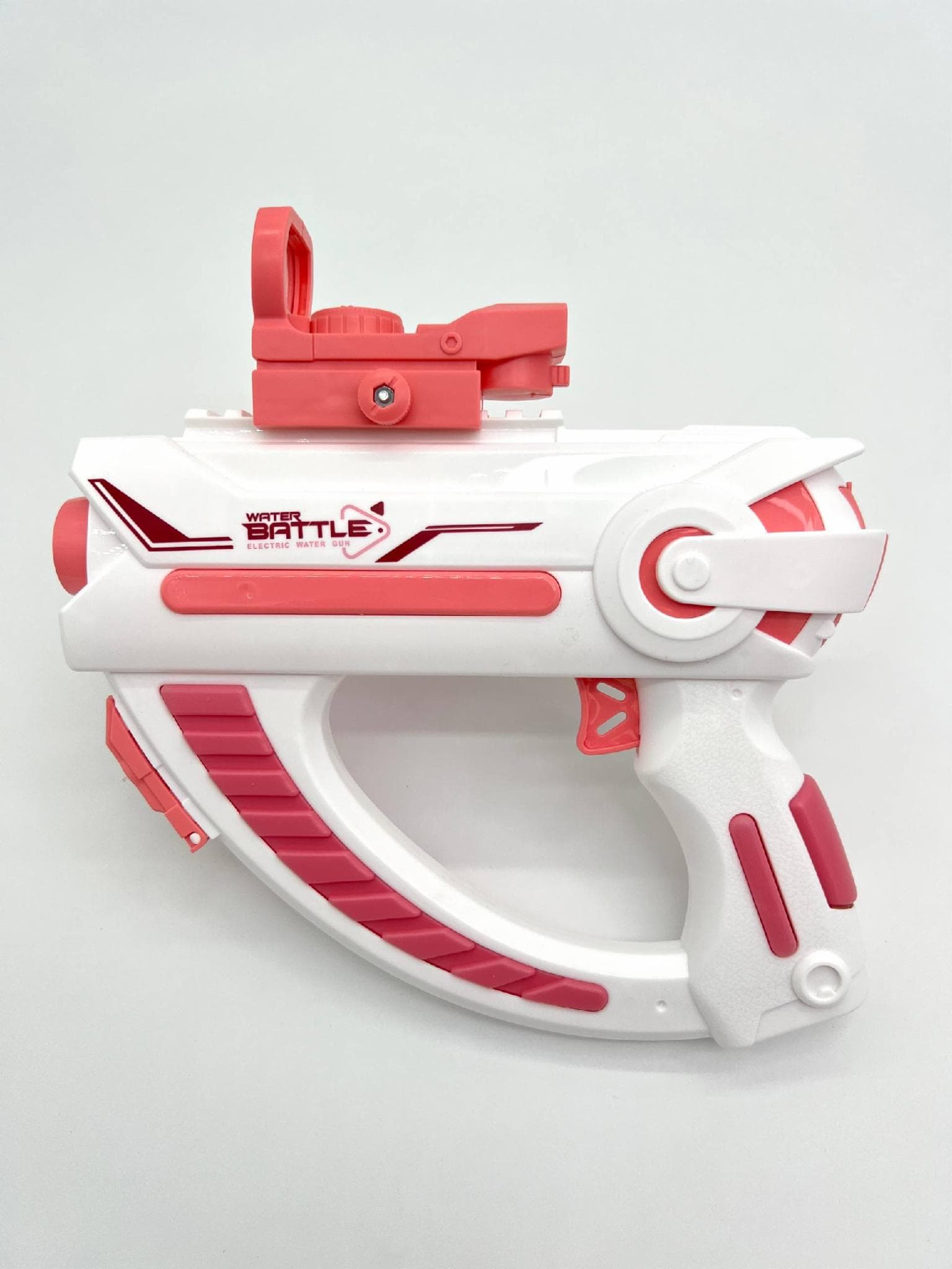Акумуляторний Водяний Бластер Пістолет рожевий 23,5x23x6 cm Water Space Gun (2010011)