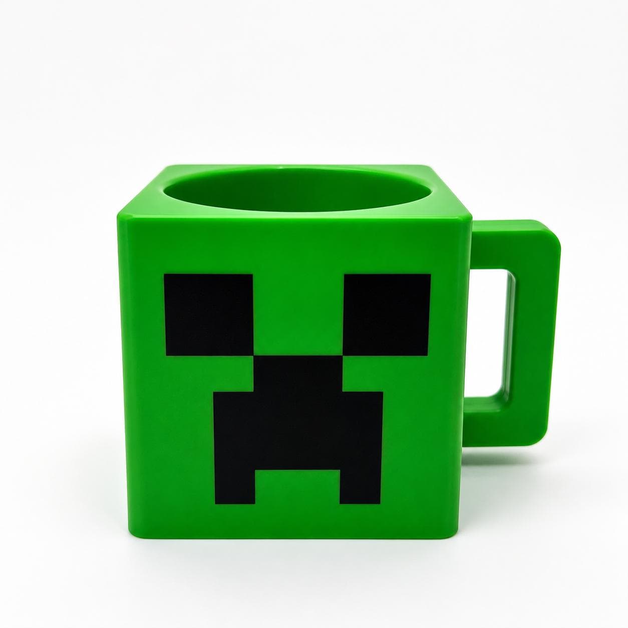 Чашка майнкрафт Кріпер пластик зелена Minecraft (6252)