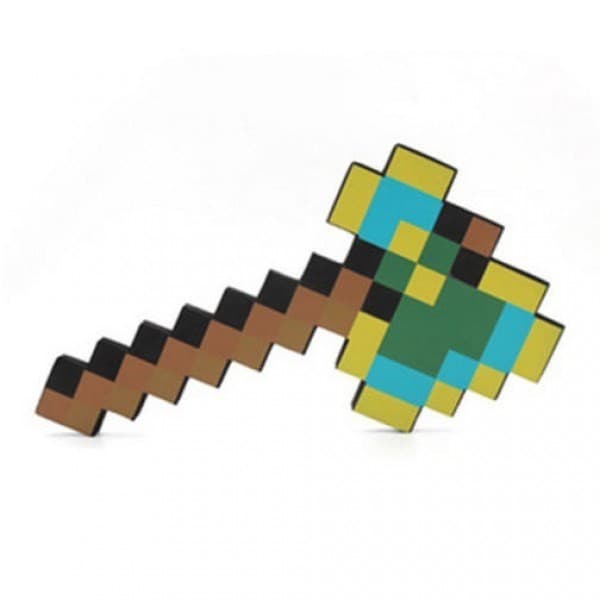 Іграшка Сокира майнкрафт Зелений Minecraft 40 см 6379