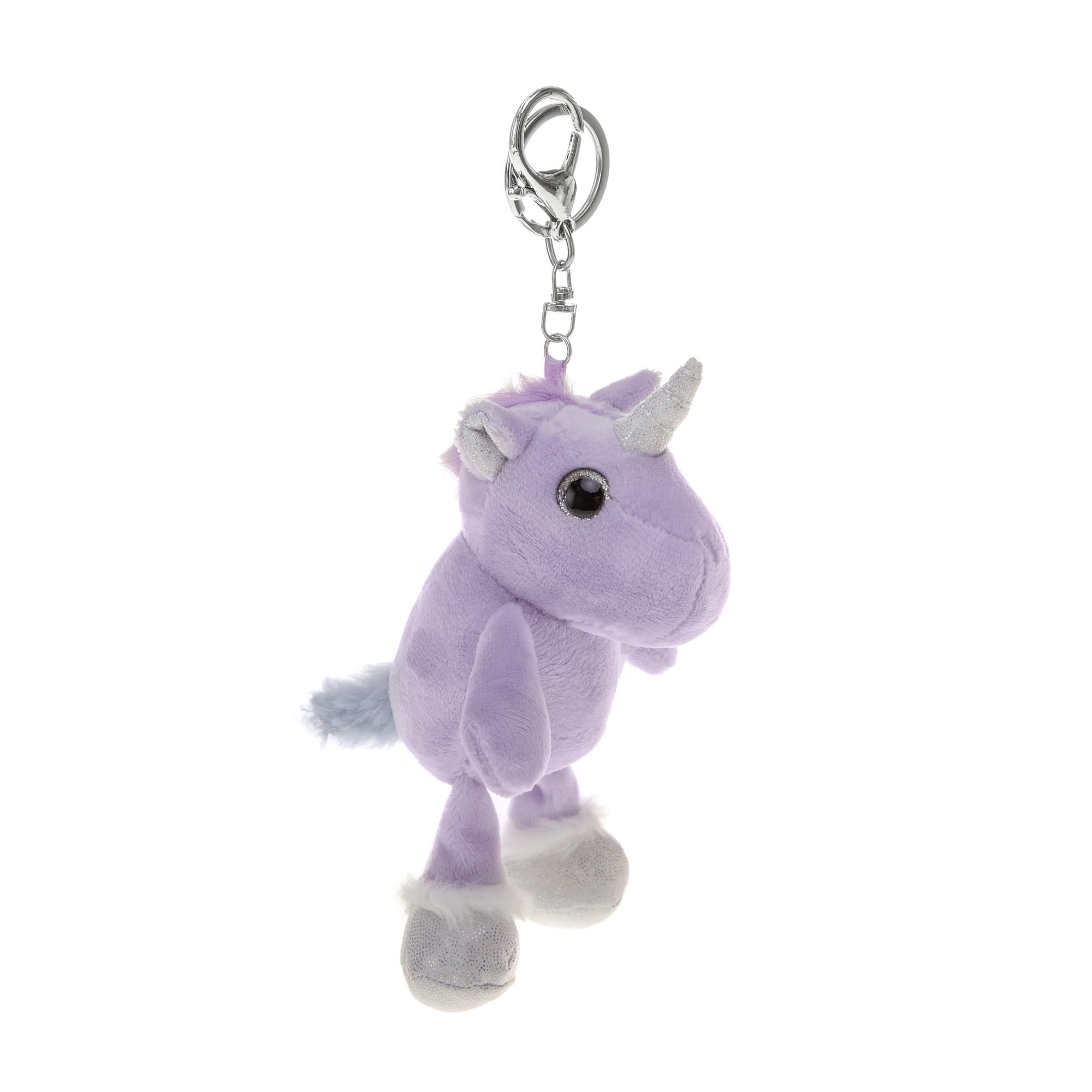 Брелок Плюшевий Plush " Єдиноріг з висячими лапками " 12 см бузковий (9716)