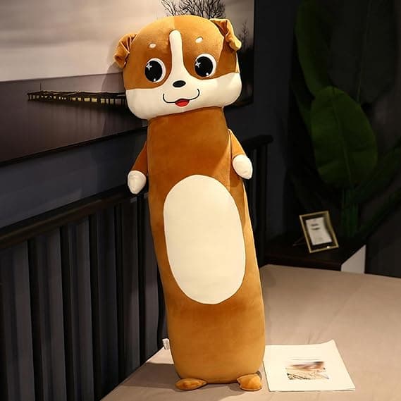 М'яка Плюшева Іграшка Plush Собака Батон Коричневий Антистрес Обіймашка 90 см (1030016)