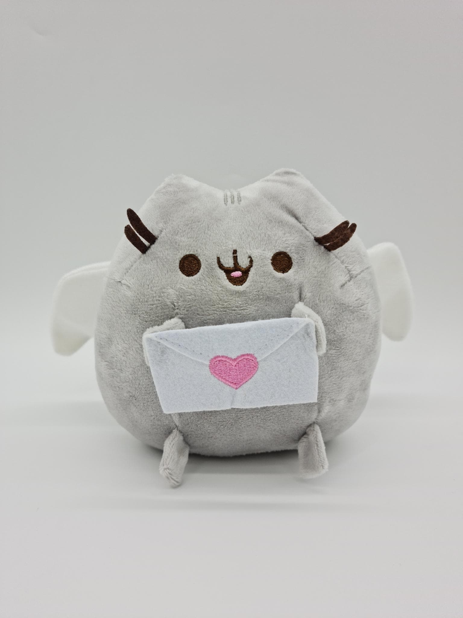 М'яка Плюшева Іграшка Plush Кіт Пушин з Листівкою Pusheen 15 см сірий (1024604)