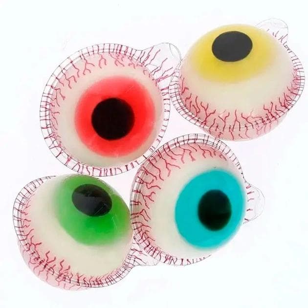 Жувальні цукерки Тролі Очі 18,8 г 1 шт - Trolli Pop Eye Glotzer желейні цукерки з фруктовим смаком (5408)