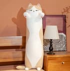 М'яка Плюшева Іграшка Plush Кіт Батон Бежевий Антистрес Обіймашка №1 120 см (1030012)