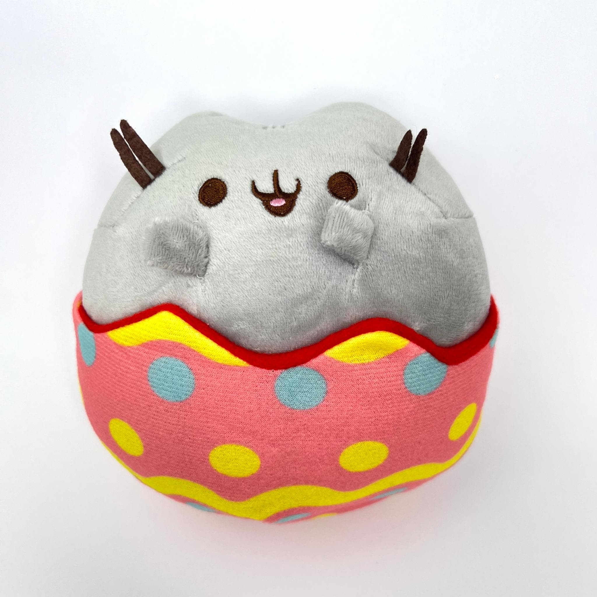 М'яка Плюшева Іграшка Plush Кіт Пушин Пасхальне яйце Pusheen 15 см сірий (1024609)