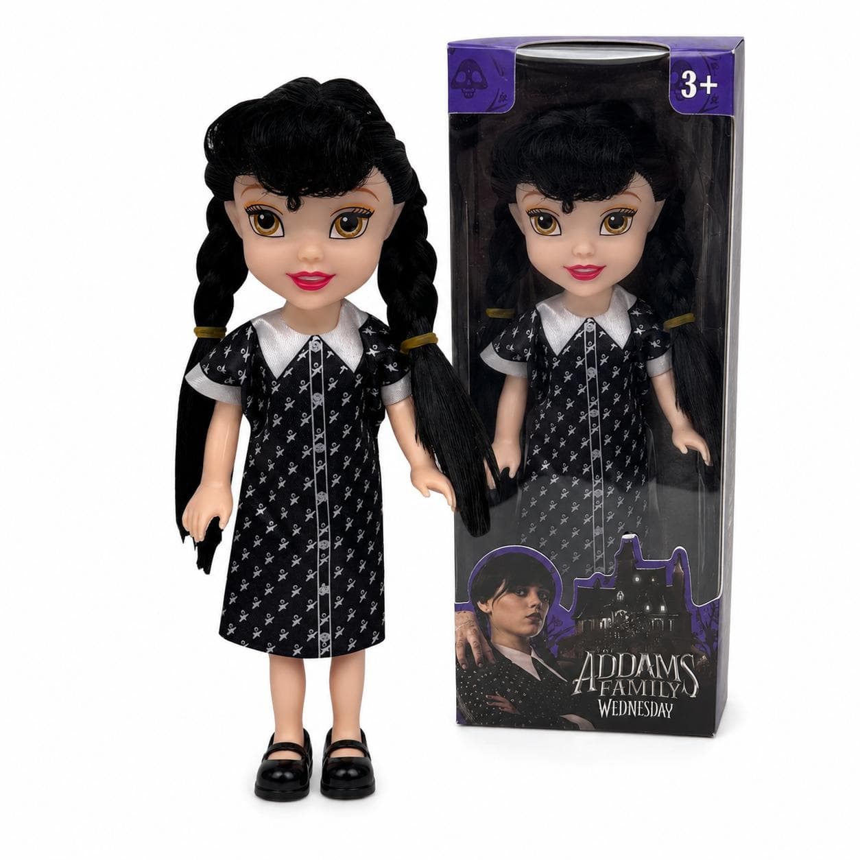Іграшка лялька Венздей 15 см - фігурка Wednesday Addams для дітей та подарунка (1009882)