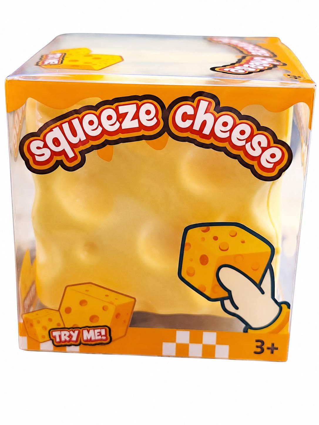 Сквіш антистрес Squeeze Cheese Сир - ароматна сенсорна іграшка з запахом сиру (7181)