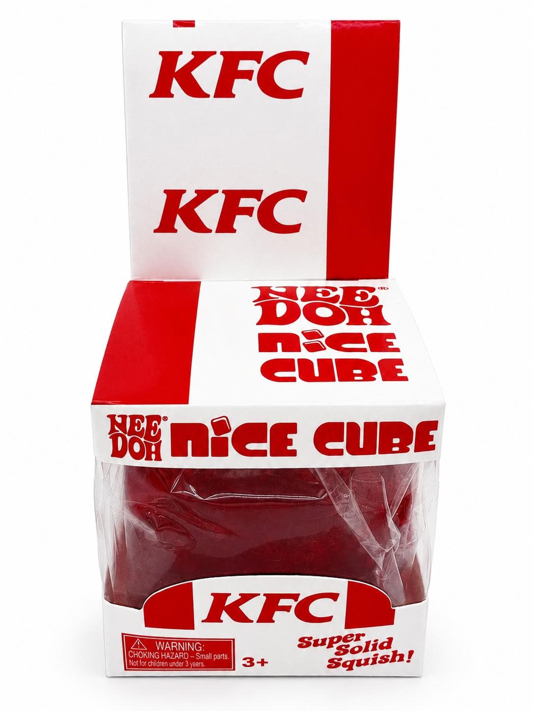 Сквіш антистрес NeeDoh Nice Cube KFC Кубик льоду - сенсорна іграшка для рук (7185)