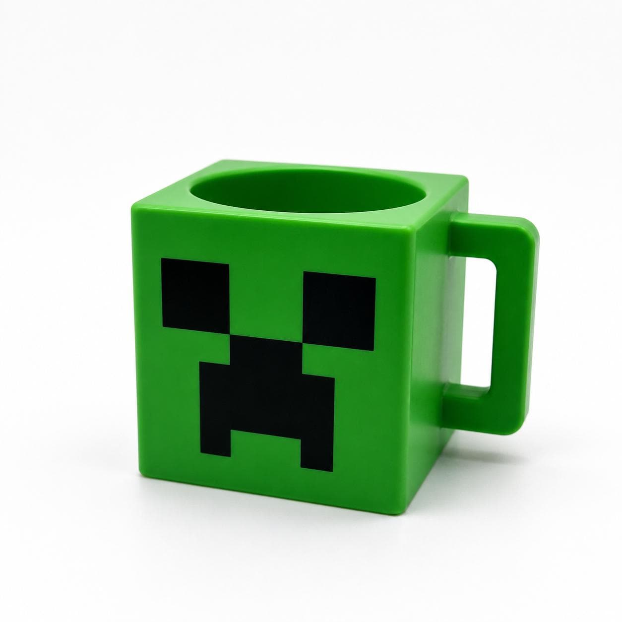 Чашка майнкрафт Кріпер пластик зелена Minecraft (6252)